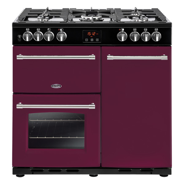 Belling Farmhouse 90 DFT Range cooker Gas hob Маджента