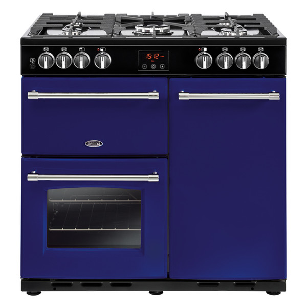 Belling Farmhouse 90 DFT Range cooker Gas hob Purple