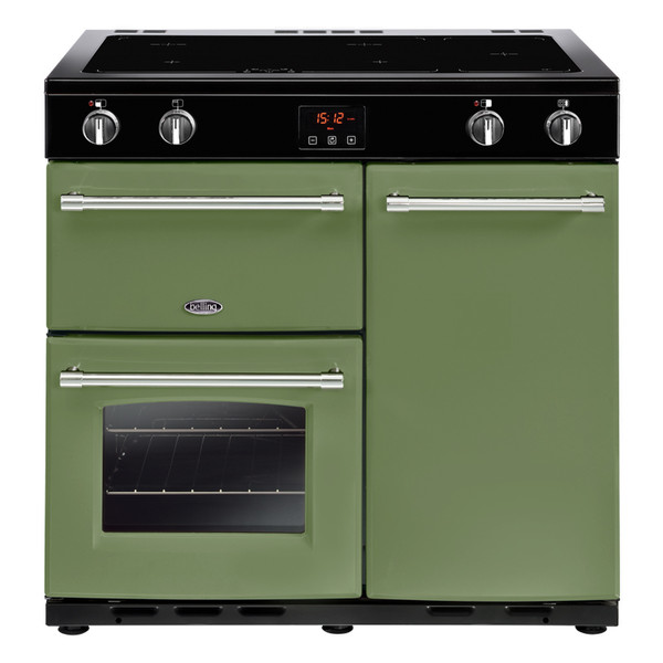 Belling Farmhouse 90Ei Range cooker Induction hob Green