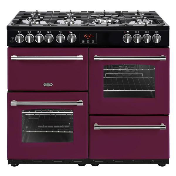 Belling Farmhouse 100DFT Range cooker Gas hob Маджента