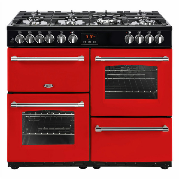 Belling Farmhouse 100DFT Range cooker Gas hob Красный