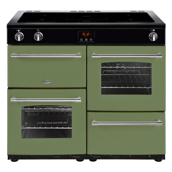 Belling Farmhouse 100Ei Range cooker Induction hob Green