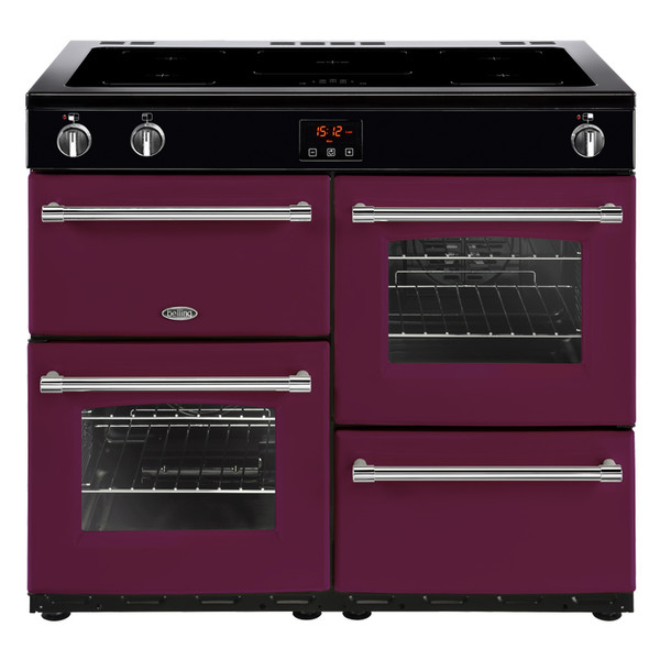 Belling Farmhouse 100Ei Range cooker Induction hob Magenta