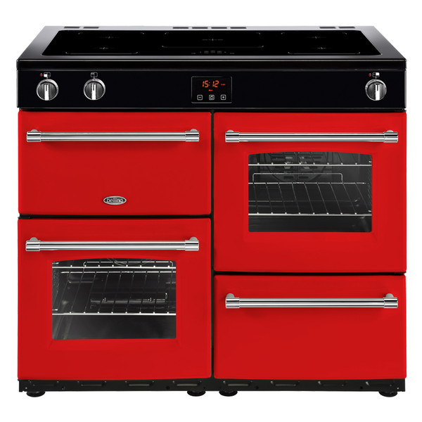 Belling Farmhouse 100Ei Range cooker Induction hob Красный