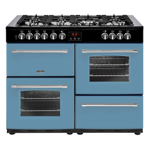 Belling Farmhouse 110 DFT Range cooker Gas hob Blue