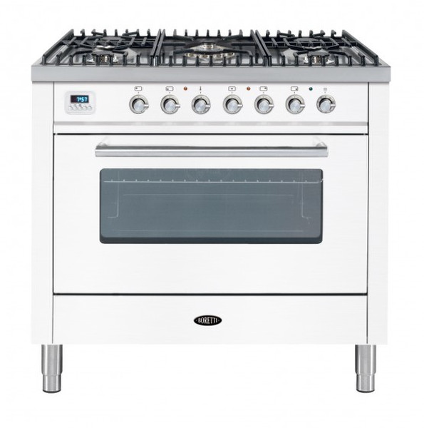 Boretti VT95WT Freestanding Gas White cooker