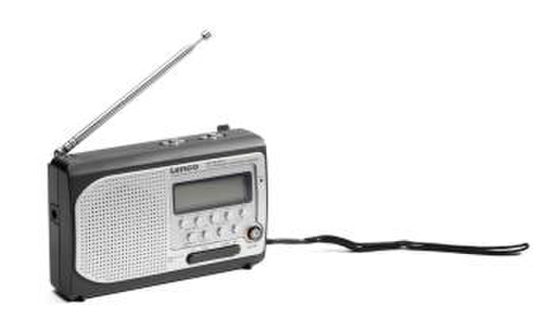 Lenco Radio WR-34 Портативный Аналоговый Черный радиоприемник