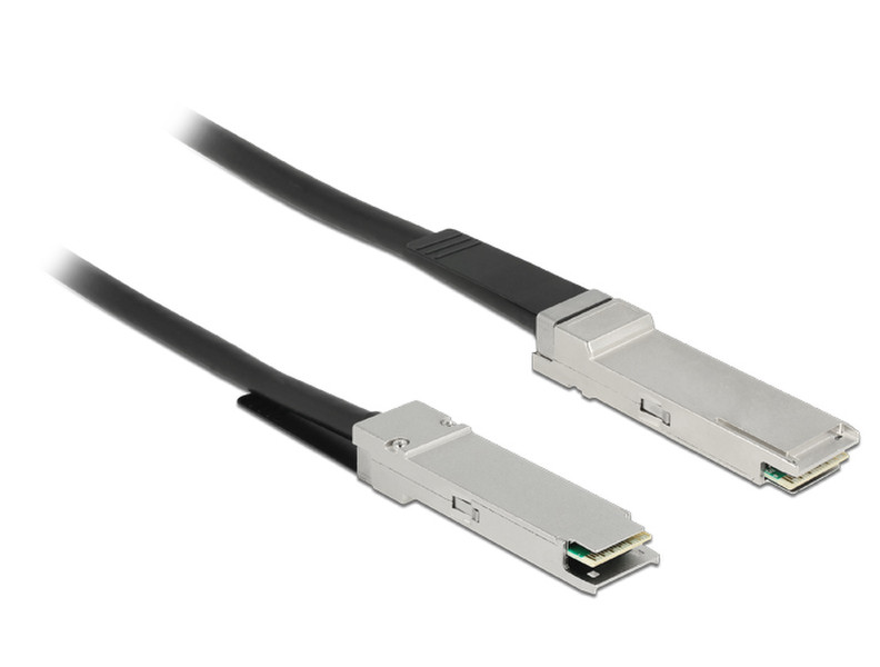 DeLOCK 86430 2m QSFP28 QSFP28 Black InfiniBand cable