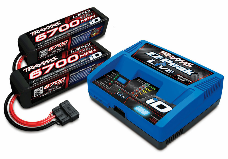 Traxxas 2993 Indoor battery charger Schwarz, Blau