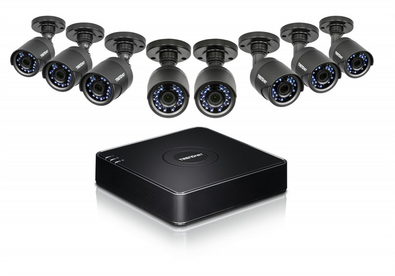 Trendnet TV-DVR208K Проводная 8канала video surveillance kit