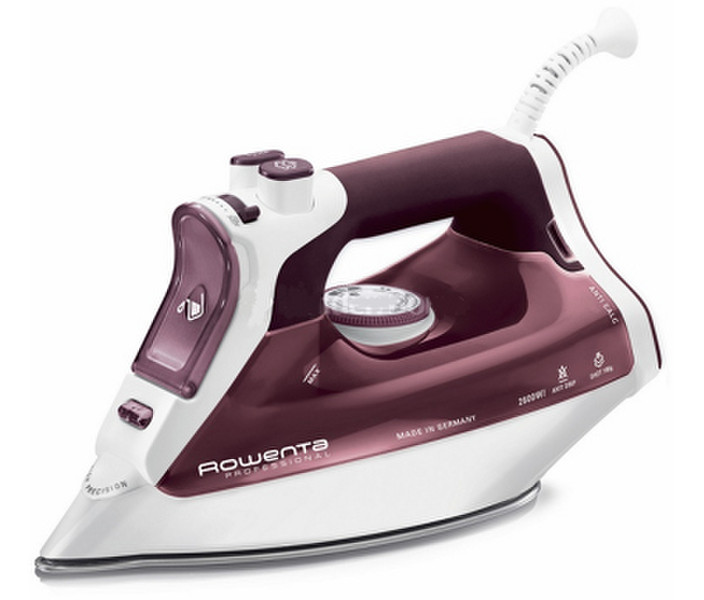 Rowenta DW8007 Dry & Steam iron Stainless steel soleplate 2600W Red,White