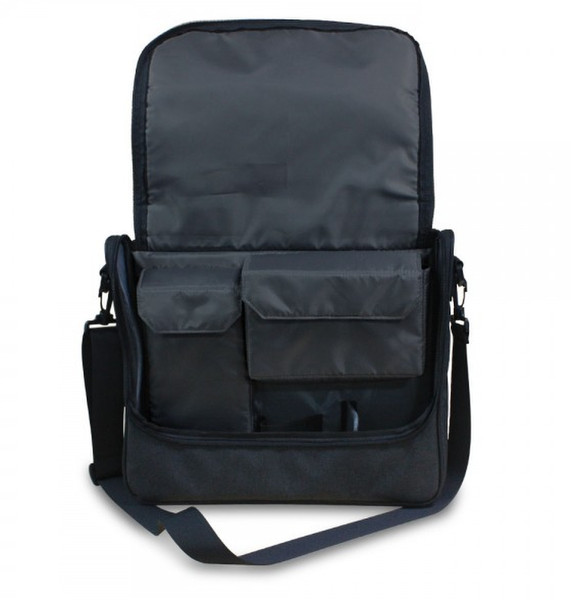 Hyperkin M07247 Messenger case Черный, Серый сумка для ноутбука