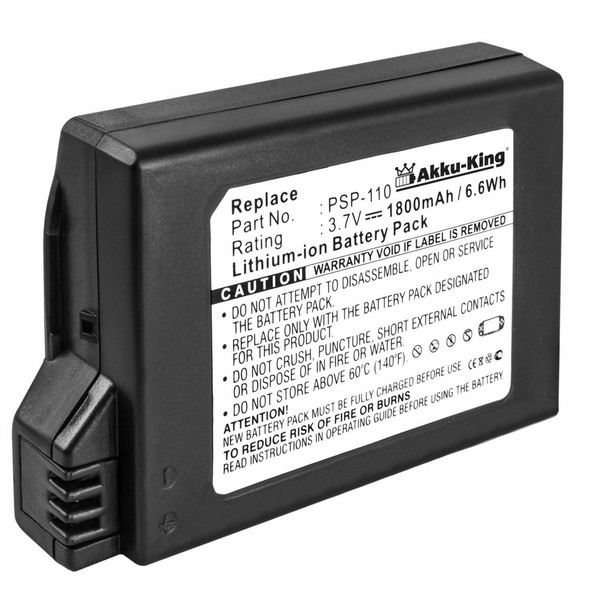 Akku-King 1105422 Lithium-Ion 1800mAh 3.7V rechargeable battery