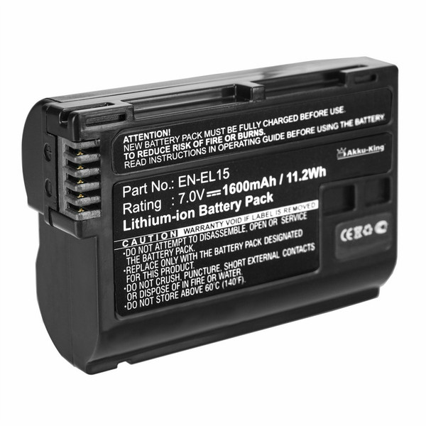 Akku-King 20110052 Lithium-Ion 1600mAh 7V rechargeable battery