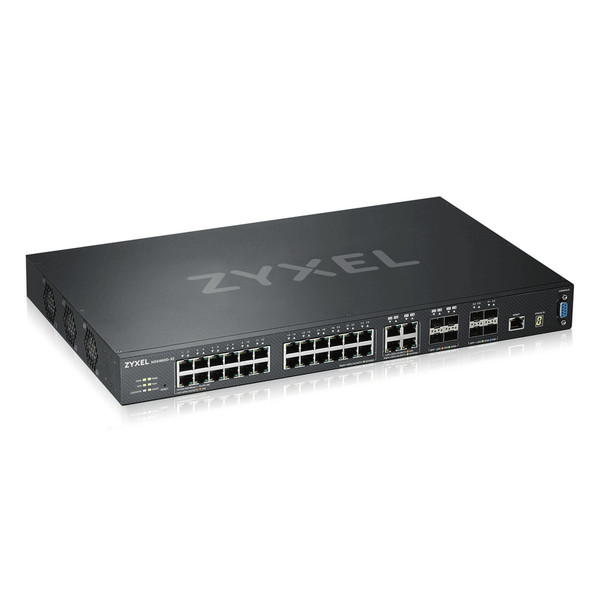 ZyXEL XGS4600-32 Управляемый L3 Gigabit Ethernet (10/100/1000) 1U Черный сетевой коммутатор