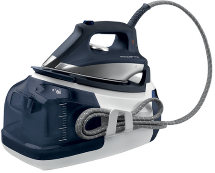 Rowenta Perfect Steam 2400W 1.3l Edelstahl-Bügelsohle Blau, Weiß