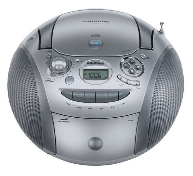 Grundig RRCD 2420 MP3 Портативный Цифровой Хром радиоприемник