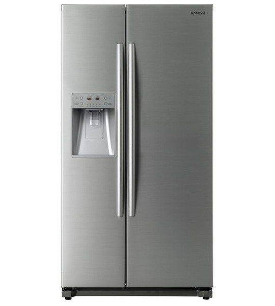 Daewoo FRN-P22DES Freestanding 512L A+ Silver side-by-side refrigerator