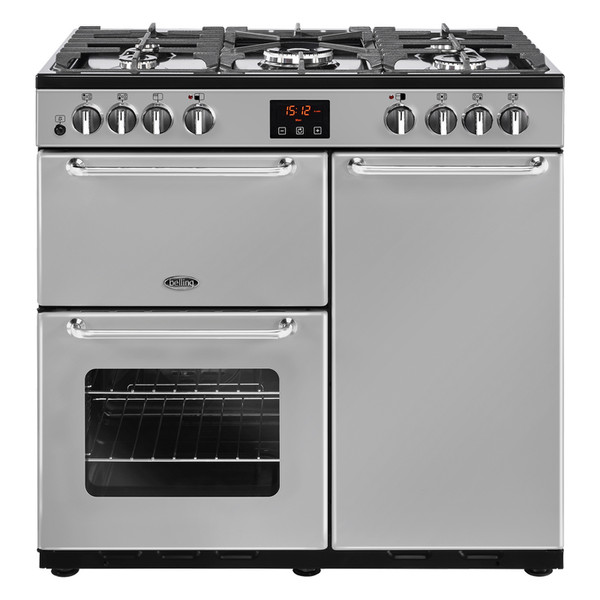 Belling Sandringham 90 DFT Range cooker Gas hob A Cеребряный