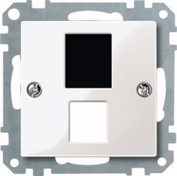Merten 295719 White switch plate/outlet cover