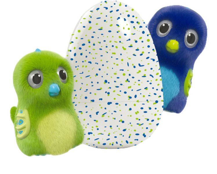 Takara Tomy Hatchimals Umarete Woomo Draggle - Blue & Green