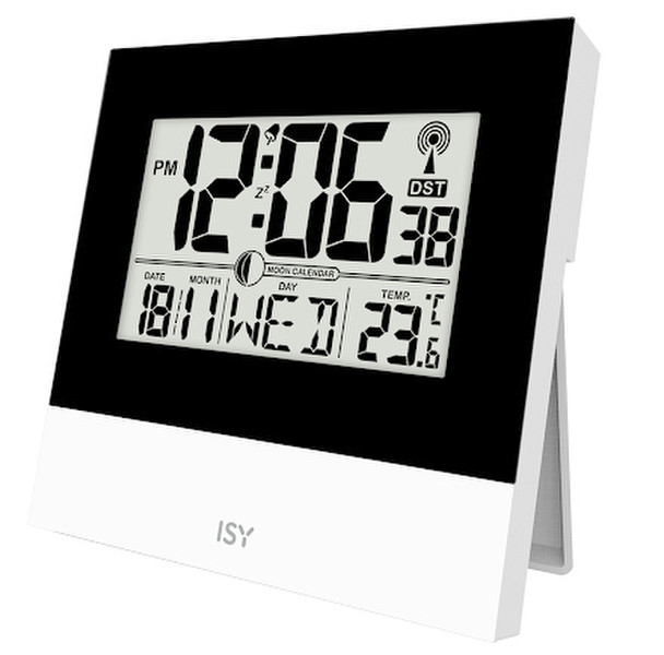 ISY IDC 3101 Digital wall clock Quadratisch Silber Wanduhr