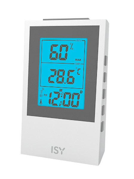 ISY IWS 3101 Innenraum Digital environment thermometer Silber Außenthermometer