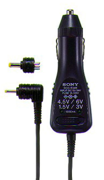 Sony Multi-voltage car battery cord DCCE345 Black power adapter/inverter