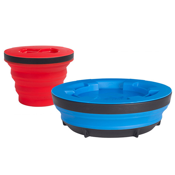 Sea To Summit X-SEAL & GO SET LARGE Round Silicone Set camping plate/bowl