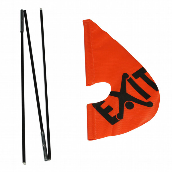 EXIT Safety Flag Черный, Оранжевый