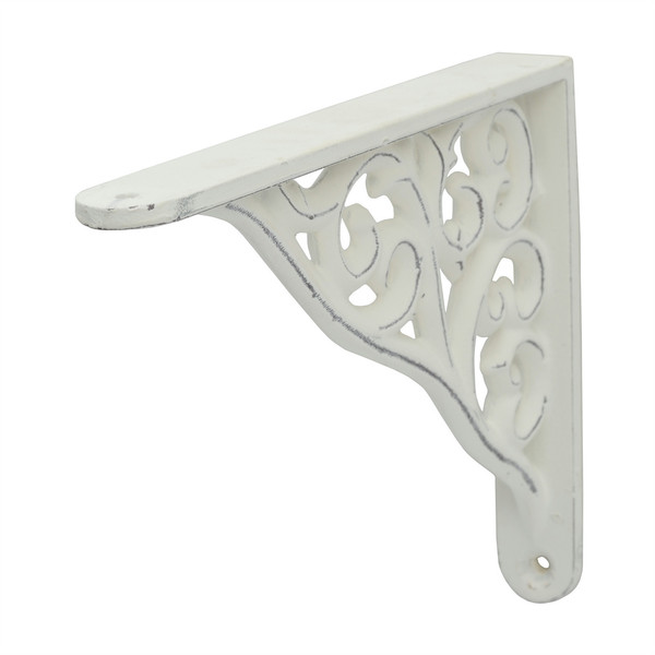 Duraline Baroque Metal White 1pc(s) shelf bracket