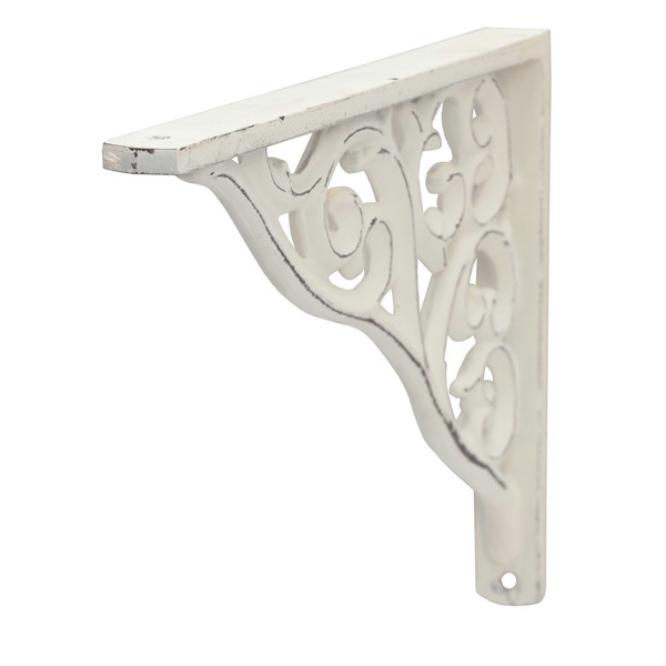 Duraline Baroque Metal White 1pc(s) shelf bracket