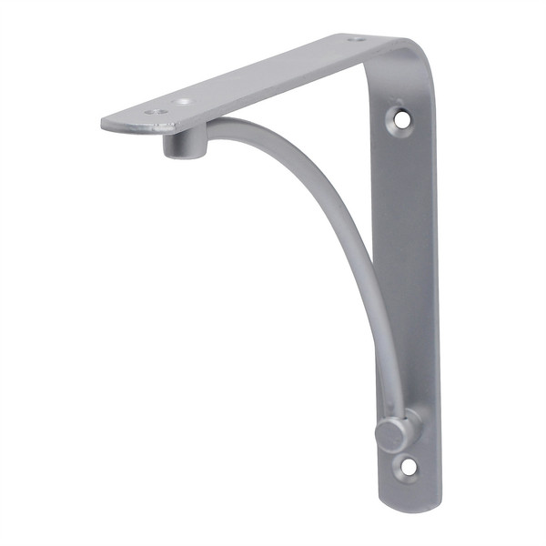 Duraline Arch Metal Silver 1pc(s) shelf bracket