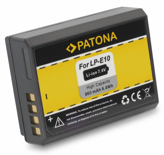 PATONA 1089 Lithium-Ion 860mAh 7.4V Wiederaufladbare Batterie