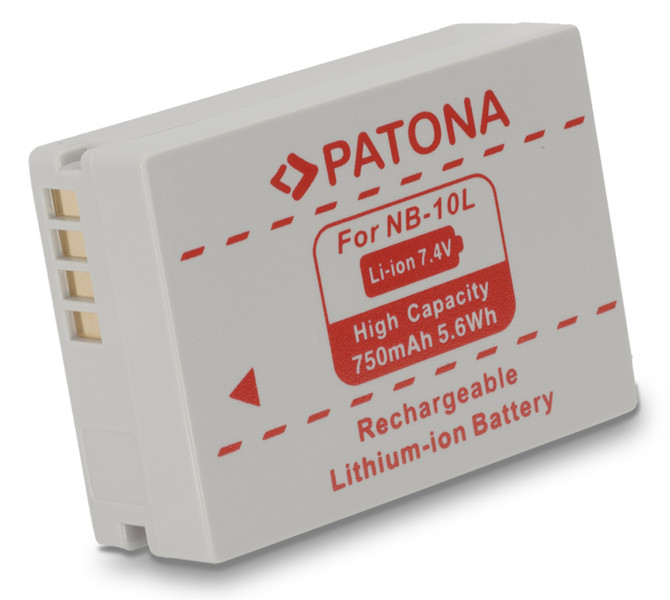 PATONA 1097 Lithium-Ion 750mAh 7.4V Wiederaufladbare Batterie