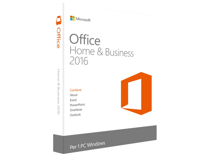 HP Microsoft Office 2016 Home and Business Software