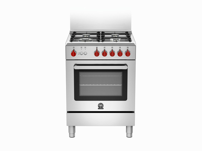 Bertazzoni La Germania RI6 4C 71 C X Отдельностоящий Gas hob A+ кухонная плита