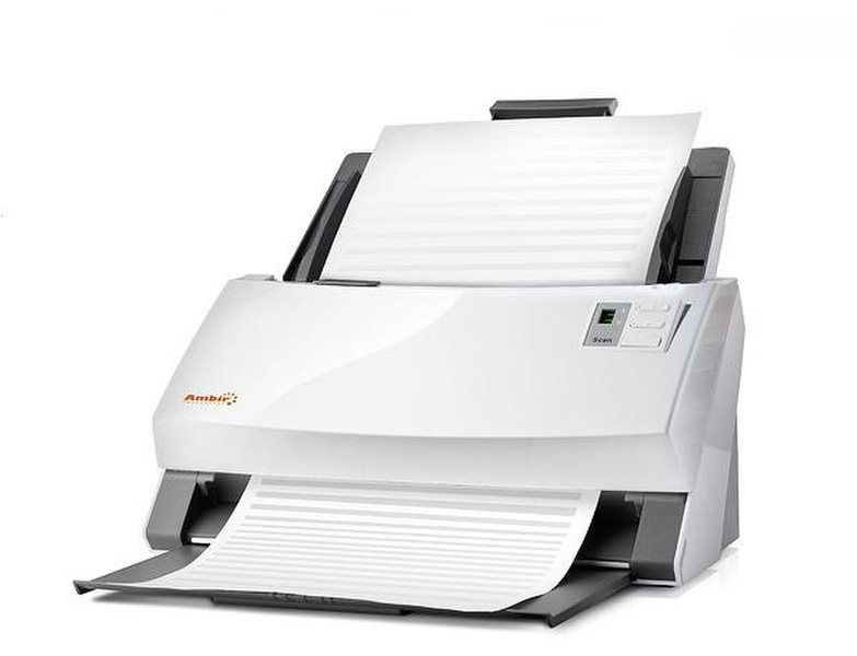 Ambir Technology DS930-ISIS ADF 600 x 600DPI Weiß Scanner