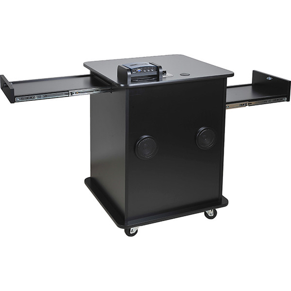 Elmo ECART-PSW Projector Multimedia cart Black multimedia cart/stand