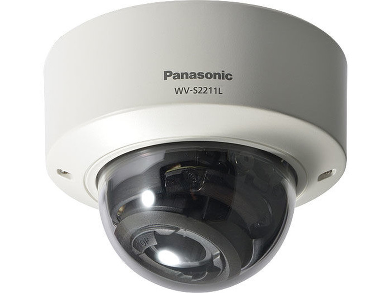 Panasonic WV-S2211L IP Innenraum Kuppel Weiß Sicherheitskamera