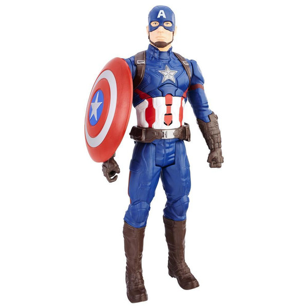 Hasbro Marvel Avengers 12-Inch Electronic Captain America 1Stück(e) Blau, Rot, Weiß Junge