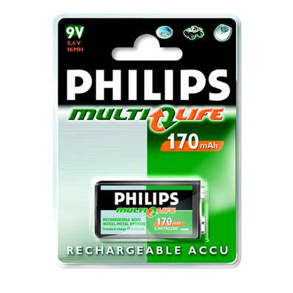 Philips Multilife rechargeable battery Nickel-Metal Hydride (NiMH) 170mAh 8.4V rechargeable battery