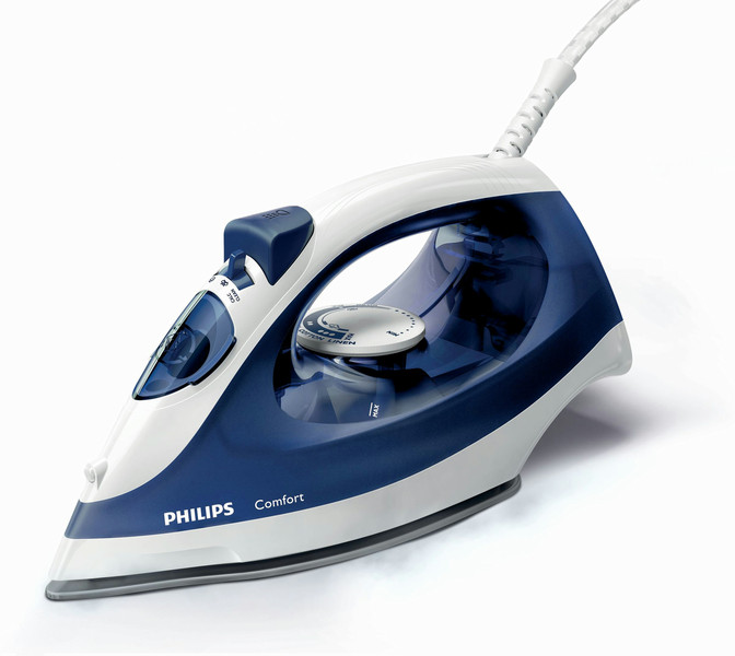 Philips GC1432/26 Паровой утюг 2000Вт Синий, Белый утюг