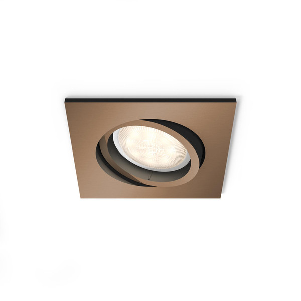 Philips myLiving 5039105P0 Для помещений Recessed lighting spot 4.5Вт Латунь, Медный точечное освещение