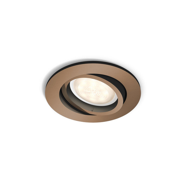 Philips myLiving 5020105P0 Для помещений Recessed lighting spot 4.5Вт Латунь, Медный точечное освещение