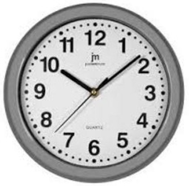 Lowell Justaminute 00710 Quartz wall clock Circle Grey