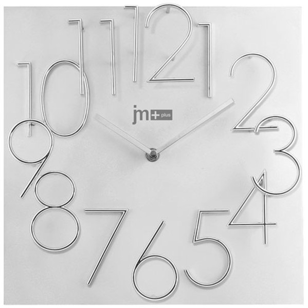 Lowell 14535 Quartz wall clock Квадратный Белый