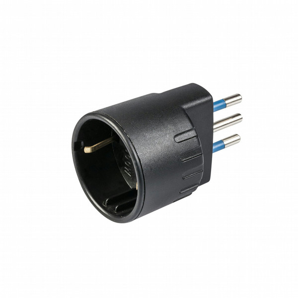 Poly Pool PP0433.1X Type L (IT) Type L (IT) Black power plug adapter