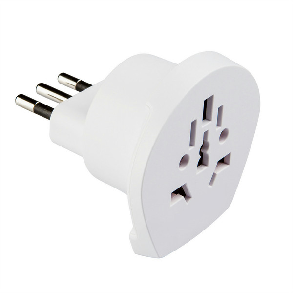 Poly Pool PP0444 Universal Type L (IT) White power plug adapter