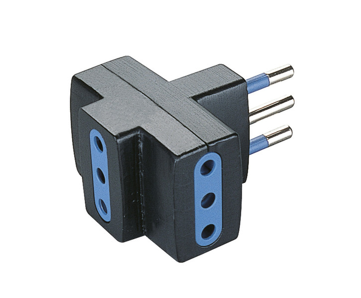 Poly Pool PP0447.1 Type L (IT) Type L (IT) Black,Blue power plug adapter